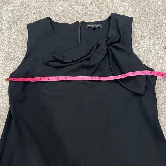 Banana Republic Women's Mini Skirt Blue and White 100% Cotton‎ Size 6 - Picture 9 of 11